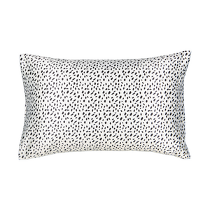 White & Black Polka Satin Pillow Slip LIMITED EDITION -  | Dear Deer -- retail
