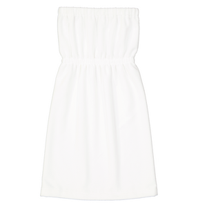 White Towelling Dress (long) - Dress | Dear Deer -- Clothing, Dress