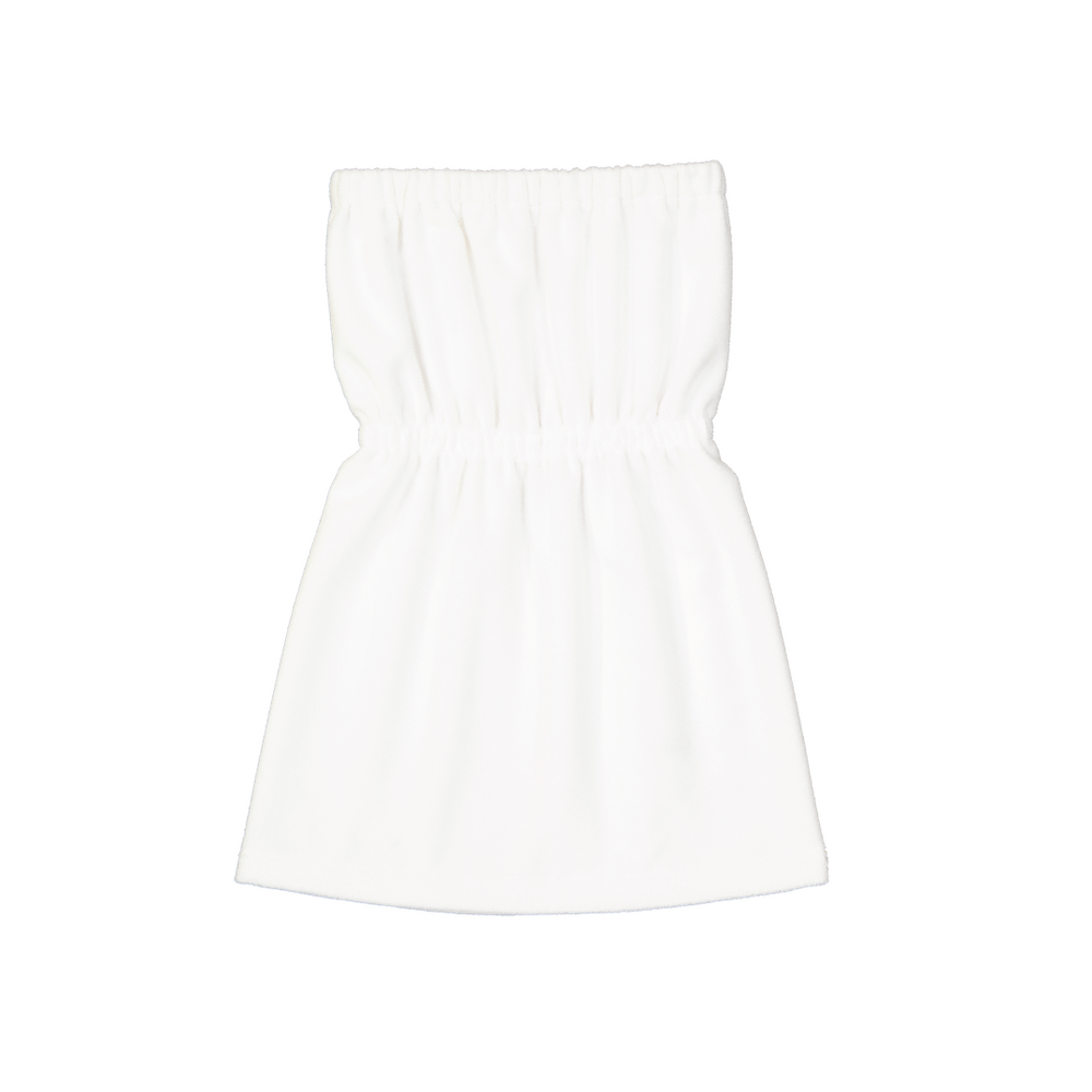 White Towelling Dress (short) - Dress | Dear Deer -- clothing, Dress