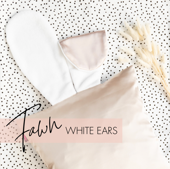 Satin Pink Toddler Bunny Ear Pillow