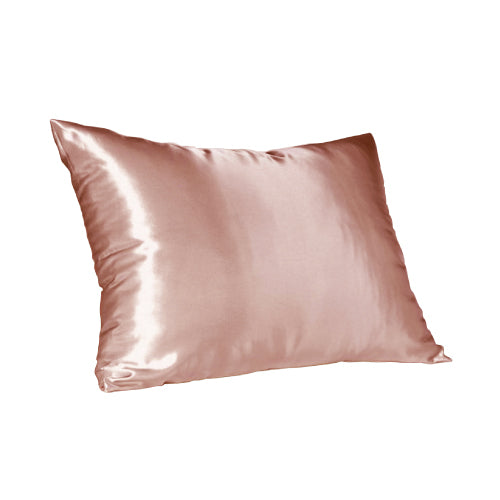 Rose Gold Satin Pillow Slip - Standard