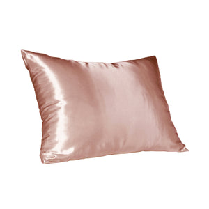 Rose Gold Satin Pillow Slip - Standard -  | Dear Deer -- retail, Shop Pink