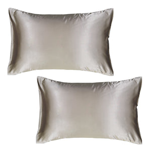 
                
                    Load image into Gallery viewer, 2 PACK Stone Satin Pillow Slip - Standard
                
            