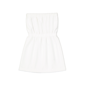 
                
                    Load image into Gallery viewer, White Towelling Dress (short) - Dress | Dear Deer -- clothing, Dress
                
            