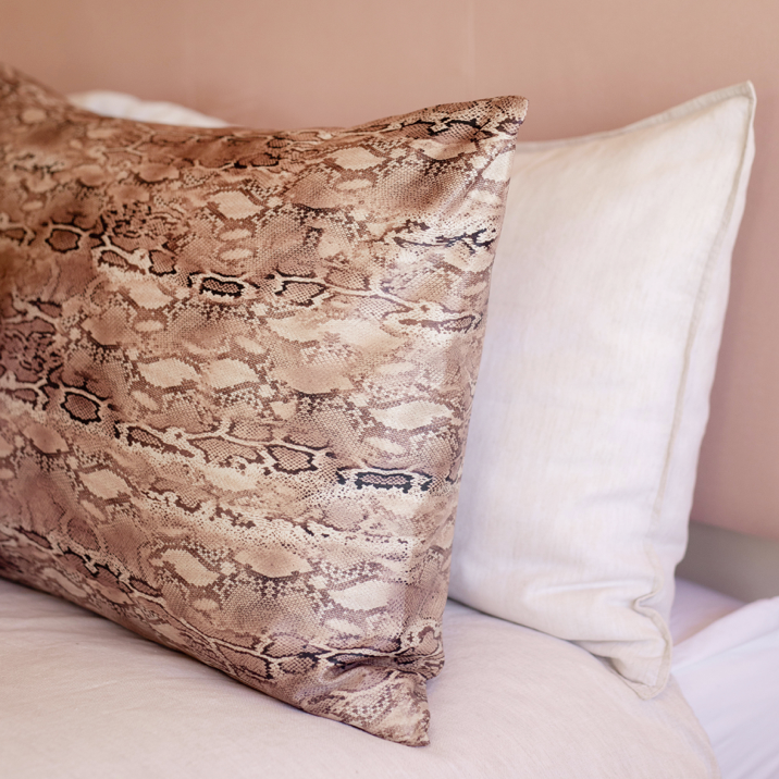 
                
                    Load image into Gallery viewer, Snake Satin Pillow Slip LIMITED EDITION
                
            