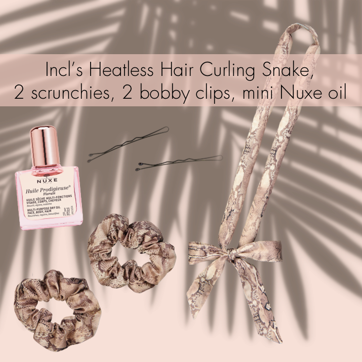 Heatless Hair Curling Snake