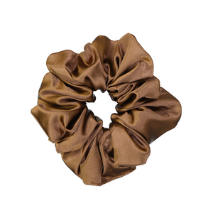 
                
                    Load image into Gallery viewer, Coffee Super Sized Satin Scrunchie
                
            
