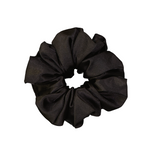 Black Super Sized Satin Scrunchie