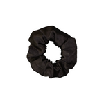 Black Standard Size Satin Scrunchie