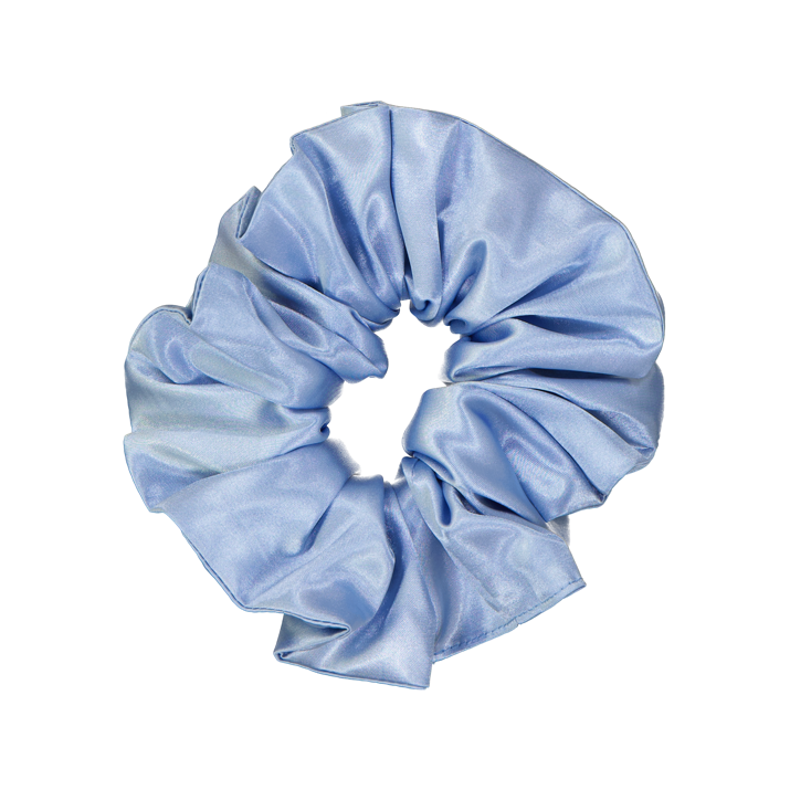 
                
                    Load image into Gallery viewer, Baby Blue Super Sized Satin Scrunchie
                
            