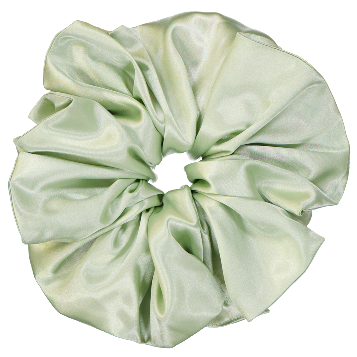 Mint Green Giant Satin Scrunchie