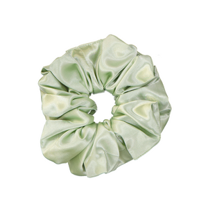 Mint Green Super Sized Satin Scrunchie