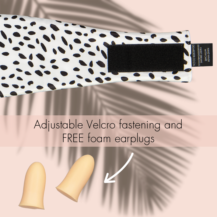 
                
                    Load image into Gallery viewer, Polka Dot NEW IMPROVED eye mask - LIMITED EDITION
                
            