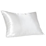 White KING Size Satin Pillow Slip