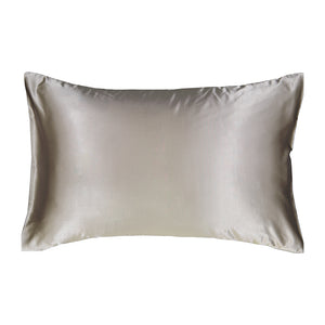 Stone Satin Pillow Slip - Standard