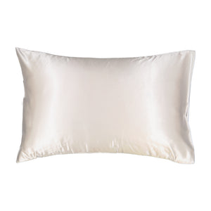 White Satin Pillow Slip - Standard